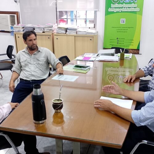 REUNIÓN. Temas de producción arrocera fueron tratados en el ICAA